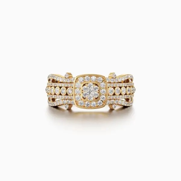 Gold Diamond Ring  