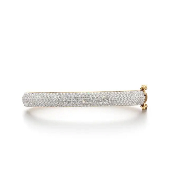 Bling Cascade Diamond Bracelet in Yellow 10k Gold